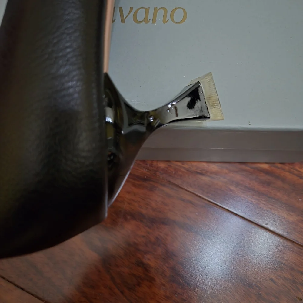 C.paravano Black Embellished Women's Heels Sizes 7.5 And 9.5 - Picture 7 of 8